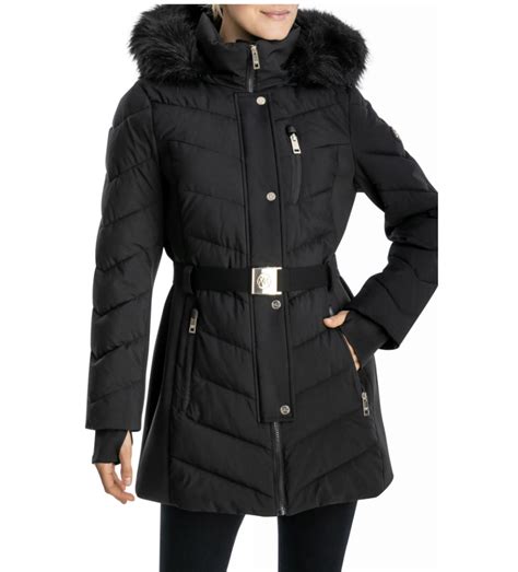 michael kors winter coat colors|Michael Kors ladies padded coats.